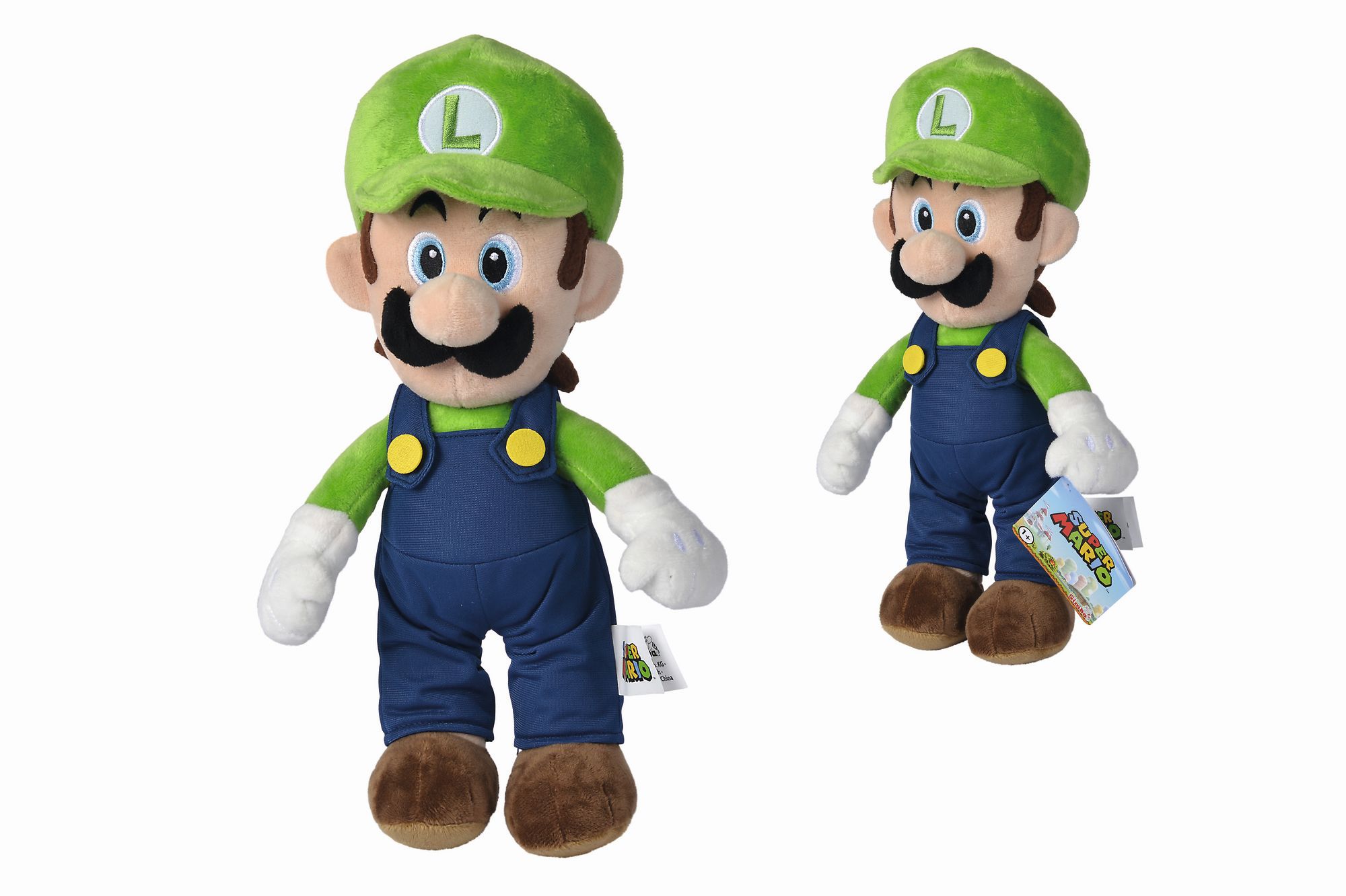 Plyšová figúrka Super Mario Luigi, 30 cm